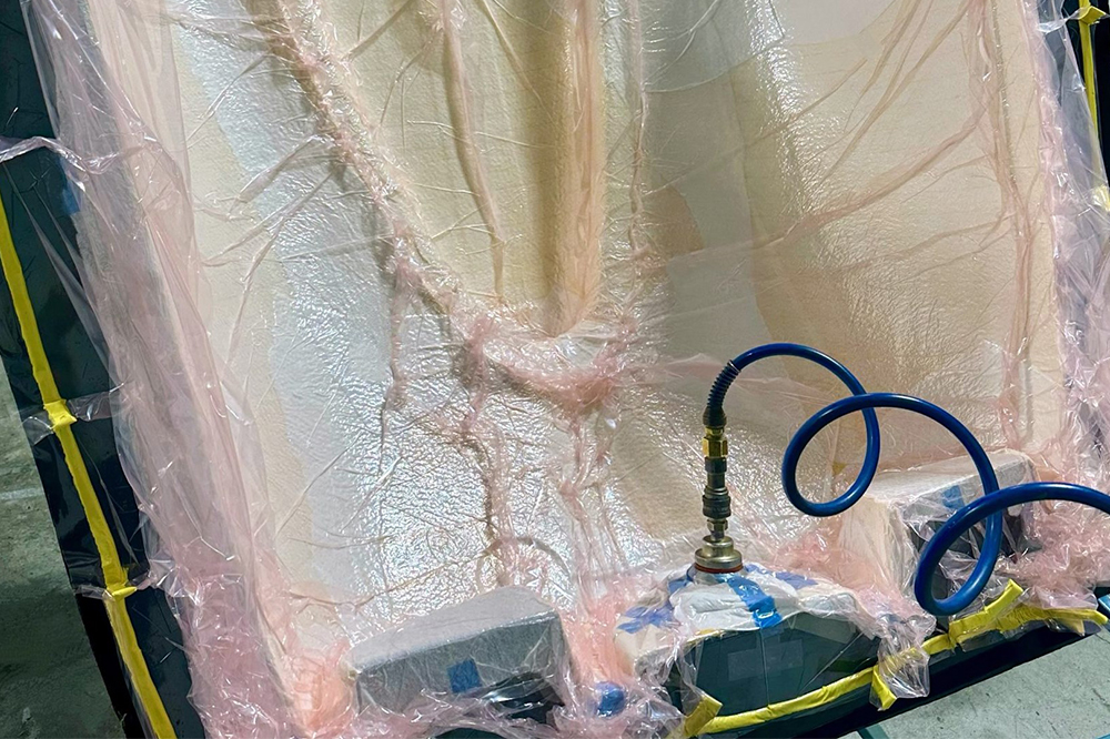 Vacuum Bagging M&W Fiberglass